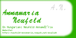 annamaria neufeld business card